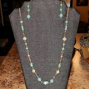 Necklace and earings